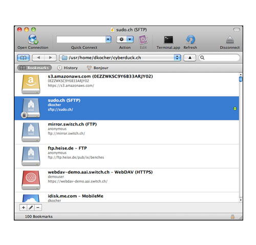 Cyberduck 3.3  Mac