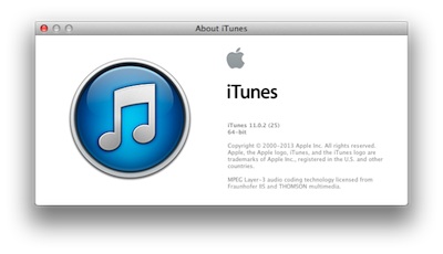 Apple  iTunes 11.0.2