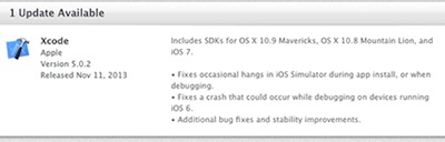 Apple  Xcode 5.0.2