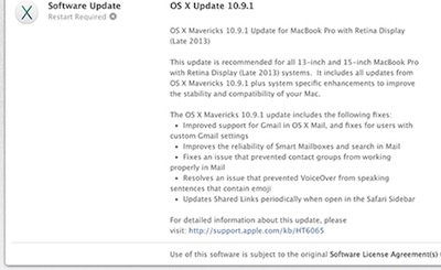 Apple  OS X 10.9.1 Mavericks