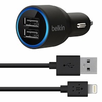   Belkin Car Charger  for iPhone 5 F8J071bt04-BLK