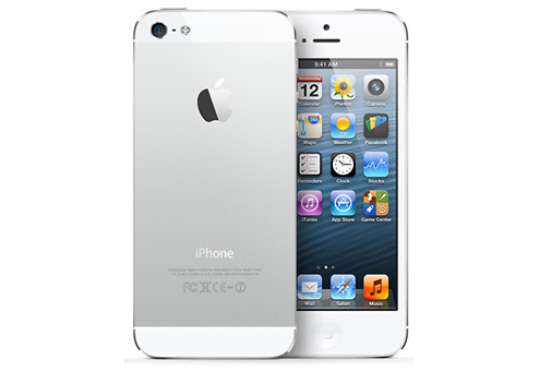 Apple iPhone 5 16GB - White & Silver- MD298 