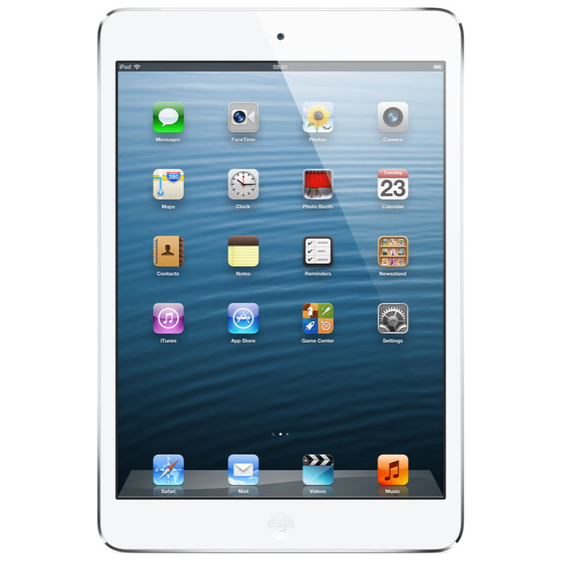 Apple iPad mini Wi-Fi + Cellular 16GB - White & Silver - MD543