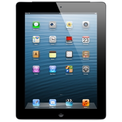 Apple iPad 4 Wi-Fi + Cellular 128GB - Black - ME406