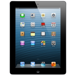 Apple iPad 4 Wi-Fi 64GB - Black - MD512