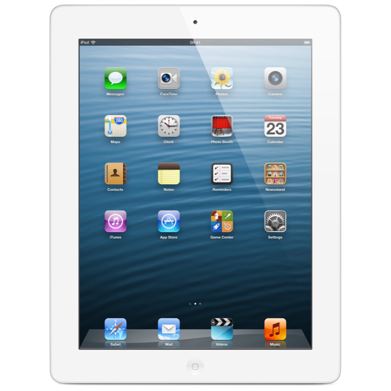 Apple iPad 4 Wi-Fi 16GB - White - MD513
