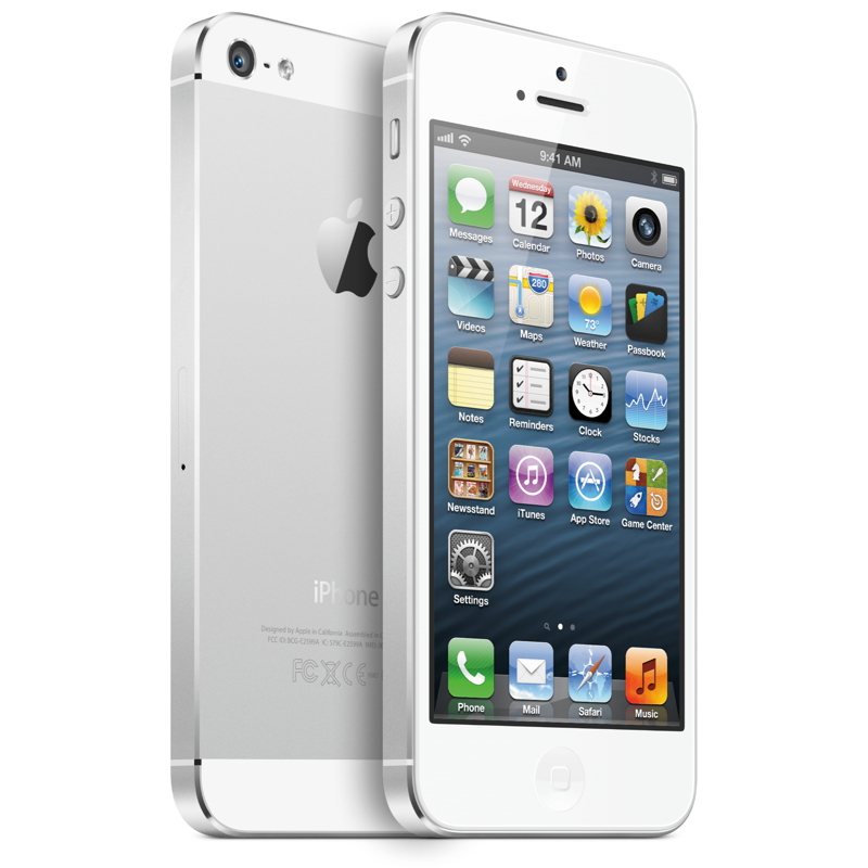 Apple iPhone 5 16GB - White & Silver- MD298 