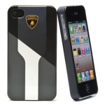 Чехол-накладка Lamborghini LUXTYLE Back cover BK/CROME для iPhone 4/4s 