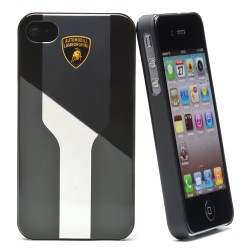 - Lamborghini LUXTYLE Back cover BK/CROME  iPhone 4/4s 