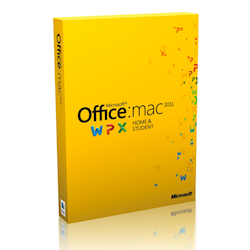 Microsoft Office for Mac Home and Student 2011 (Русский) - Family Pack